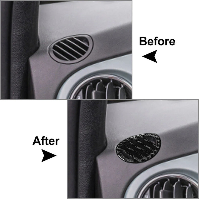 Fiat 500 Defogger Air Vent Panel Cover Trim (2012-2015)