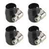 Universal 4pcs Aluminum Alloy 4AN Hex Hose Fittings