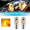 Car Amber BA15S 1156 P21W No Hyper Flash LED Turn Signal Bulb