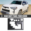 Toyota Carbon Fiber & Crystal Epoxy Auto Gear Shift Panel Trim Cover