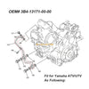 Yamaha Grizzly 550 700 Rhino Viking Kodiak 700 Oil Pump Line Delivery Pipe