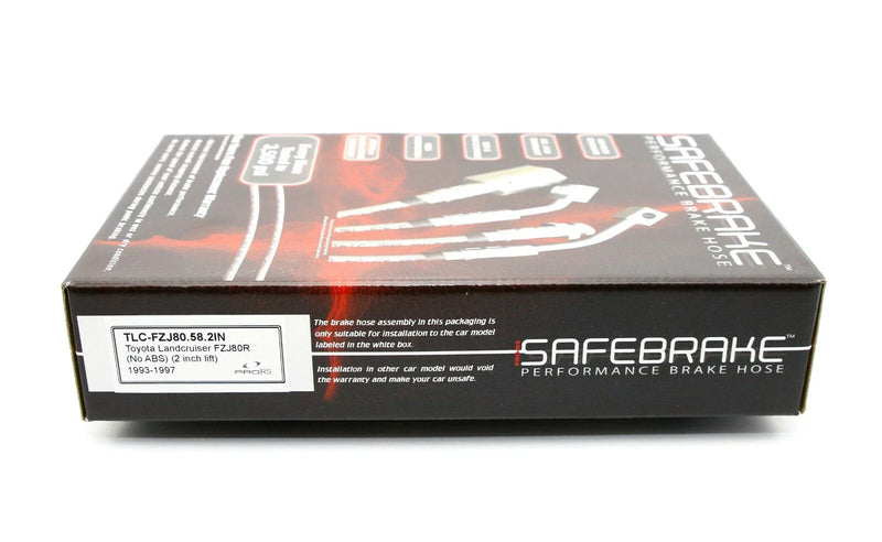Landcruiser FZJ80R Non-ABS (2 Inch Lift) Brake Line Kit (1992-1999)