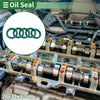 Make Model Oil Seal 5 Pcs Rotary Shaft Seal TPU 24x32x5mm Green