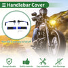 Motorcycle Hand Grips Cover Kit Handlebar Cover Rubber Diamond Pattern 1 Set