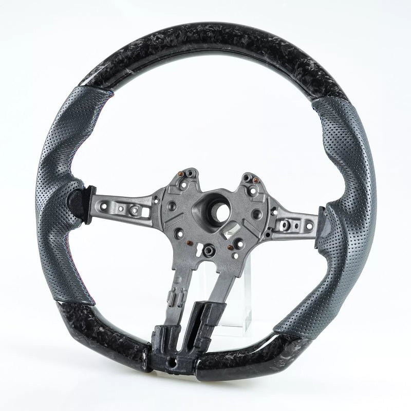 BMW F10 F07 F12 F13 F06 F01 F02 Forged Carbon Leather Steering Wheel (2010-2017)