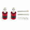 F1 F2 22mm Aluminum Red Motorcycle Handlebar Weights