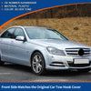 Mercedes-Benz (2012-2015) Silver Tone Front Car Bumper Tow Hook Cover