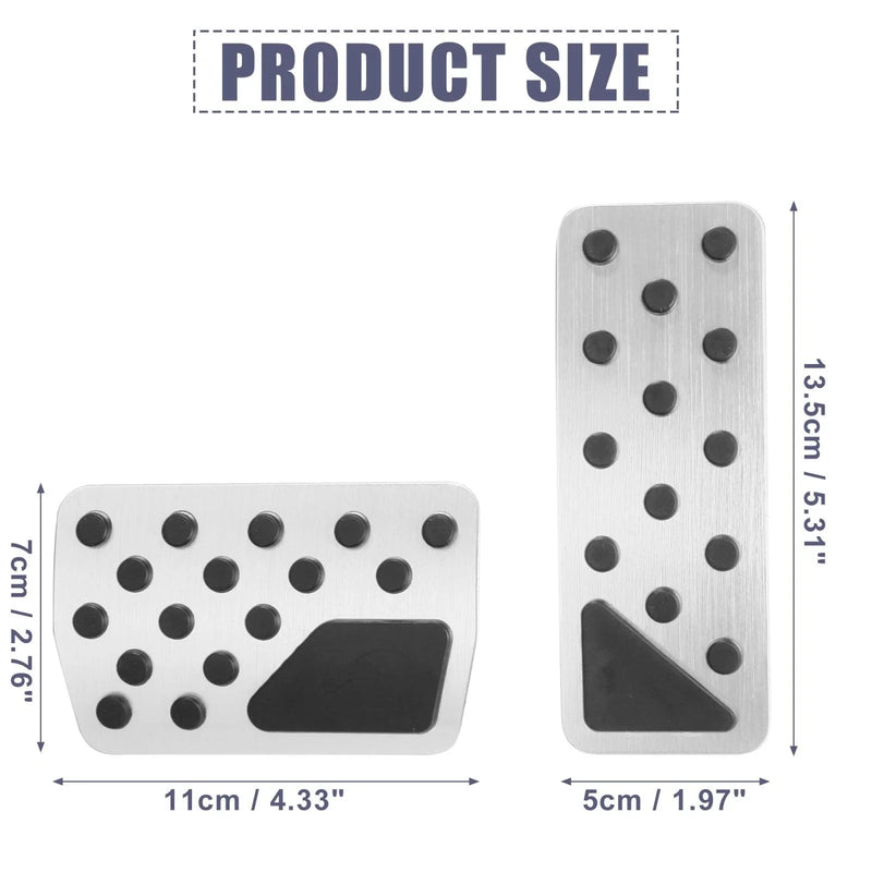 Jeep 2011-2012 Brake Pedal Pad & Gas Accelerator Cover (2011-2012)