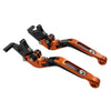 Yamaha YZF R1 (2009-2014) Orange CNC Extendable Brake Clutch Levers