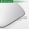 Ford Maverick Left Side White Mirror Glass w/ Back Convex Heated (1993-2000)