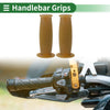 Make Model 25mm Motorcycle Hand Grips Cover Handlebar Cover TPU Clear Brown