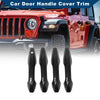 Honda CR-V 2007-2011 Carbon Fiber Black Door Handle Cover Trim