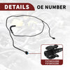 Ford Focus MK3 2014-2023 - Black 1 x Piece Radiator Hose