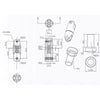 Anchor Swivel Stainless Steel 361 Grade 13mm-16 Chain 1750kg SWL