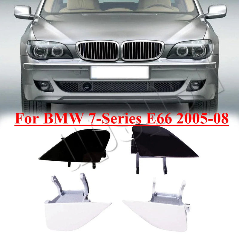 BMW 7-Series Front Bumper Headlight Washer Cover Cap (2005–2008)