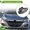 BMW 535i Clear Black 1 Pc Left Fog Light Grill (2010 - 2017)