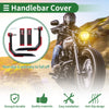 2 x Hand Grips Cover Kit Handlebar Cover Aluminum Alloy Red