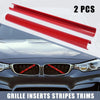 BMW X3 Red Front Grille Insert Stripes Grill Trims Clips (2011 - 2018)
