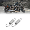 Suzuki 2 Pcs 6cm Length Silver Tone Motorcycle Brake Pedal Return Springs