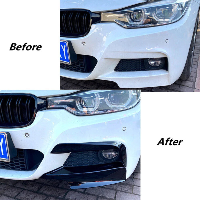 BMW F30 F31 (2012-2018) Gloss Black Front Bumper Upper Trim Air Vent Cover