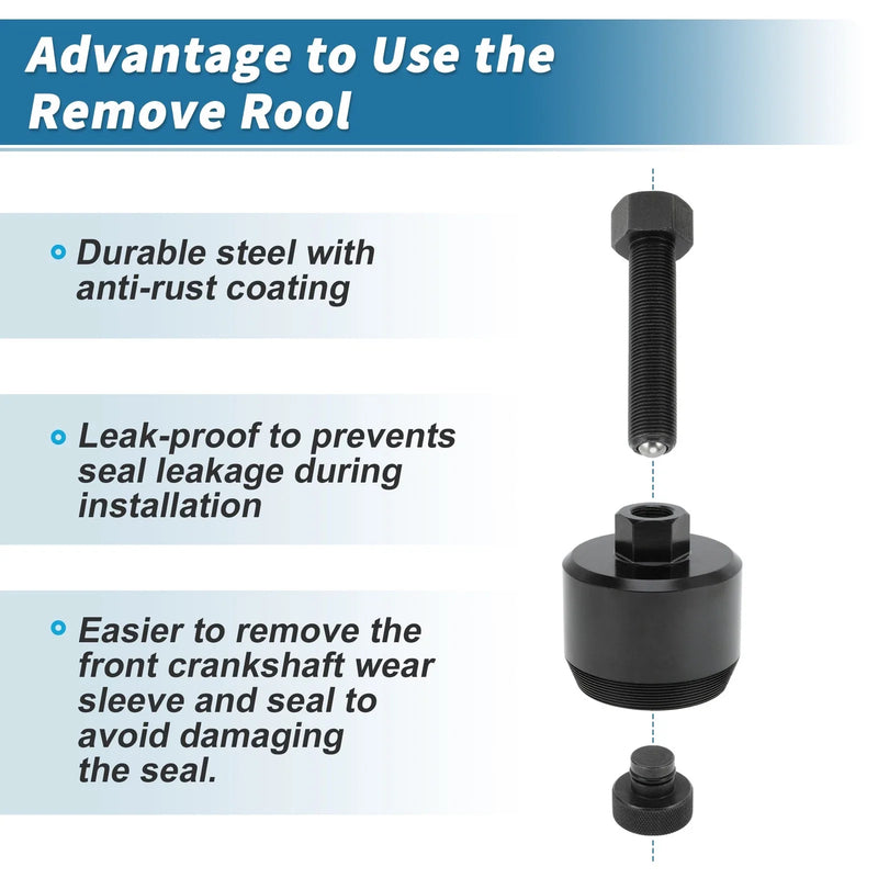Ford F-250 F-350 F-450 6.7L Front Crankshaft Seal Remover Tool (2011-2023)