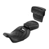Harley CVO Road Glide (2014-2023) Black Driver & Passenger Seat & Backrest