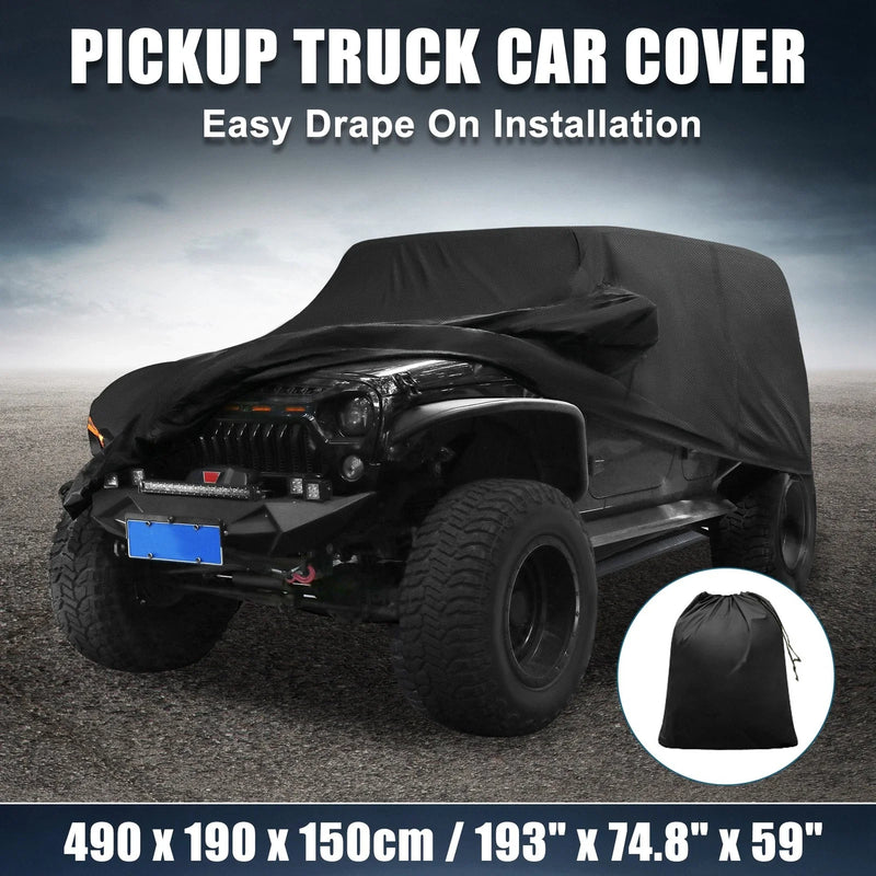 Jeep Wrangler JK JL 4 Door 2007-2021 Waterproof UV Protection SUV Car Cover