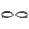 Subaru Forester 6.5" Black Front Door Speaker Spacers