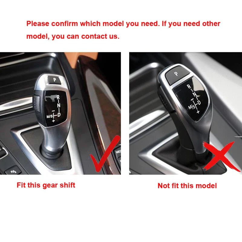 BMW F20 F22 F30 3 Carbon Fiber Automatic Gear Shift Knob Panel Kits fit
