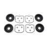 Kawasaki 4 Sets Carburetor Rebuild Kit & Plunger Diaphragm