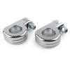 Harley Touring Road King 1.5" Chrome Highway Foot Pegs (2009-2023)