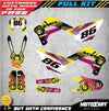 Sherco Enduro Decals 2017-2020 Custom Graphic Kit NEON STYLE