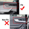 Audi A4 B9 4 Pcs Carbon Fiber Door Handle Trim (2017-2020)