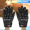 Motorcycle All Finger Gloves Black 1 Pair Riding Gloves Liners