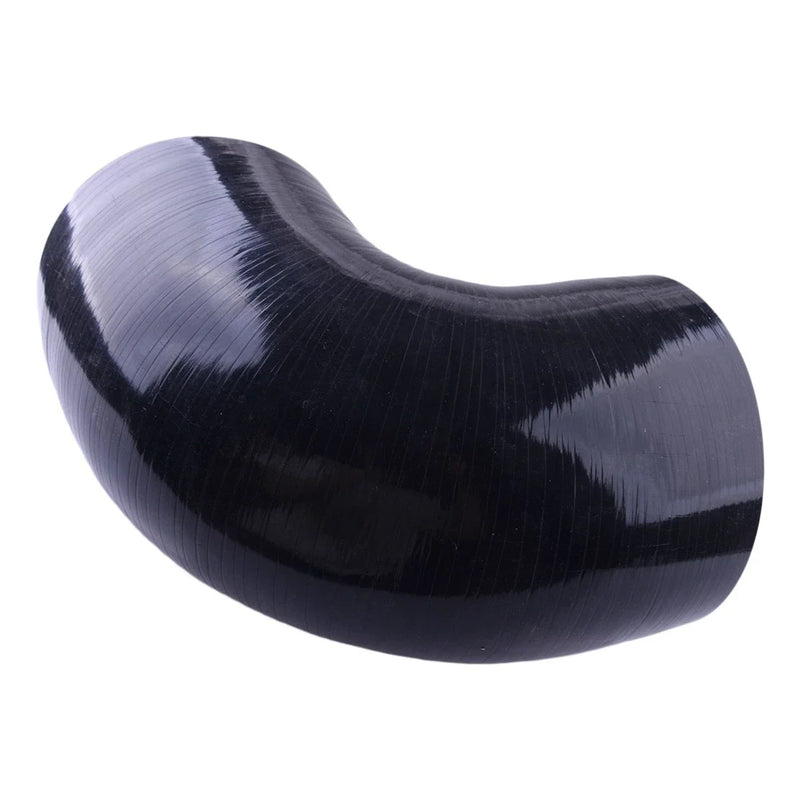 Car Radiator 3" Black 90 Degree Silicone Elbow Hose Coupling (Fits Most)