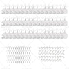 48PCS Double-Sided Sublimation Helmet Blanks w/ Hook & Jump Ring