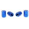 Car Wheel Rim - Dust Covers 4 x Aluminum Tire Valve Caps