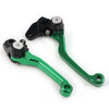 Suzuki RM125 RM250 RM85 Green Pivot Brake Clutch Levers (2001-2008)