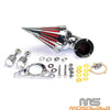 Harley Softail FLSTF FXSTB FLSTSB Chrome Cone Spike Air Filter Cleaner