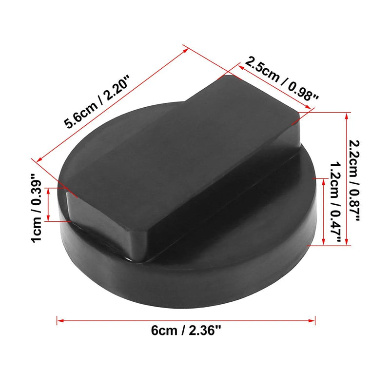 BMW Rubber Car Jack Pad Support Adapter (0.87"x2.36")
