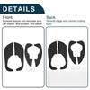 Jeep Renegade (2016) - Black Car Door Anti Kick Pad Sticker Protector