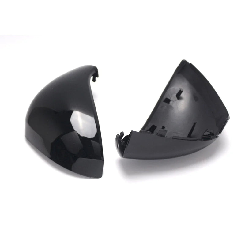 Peugeot 207 Gloss Black Replacement Side Wing Mirror Caps Covers (2006–2013)