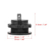Motorcycle Car Voltmeter DC 12V 24V Green LED Round Panel