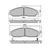 Ford Falcon BA FPV GT XR6T XR8 Front Brake Pads (2002–2005)