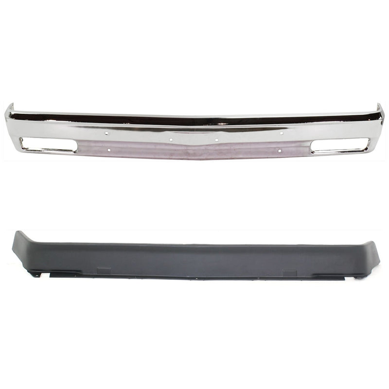 Bumper Face Bars Front for Chevy S-10 Blazer S10 Pickup