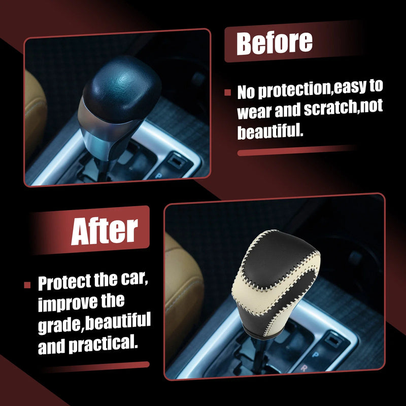 Toyota Land Cruiser Prado Black Gear Shift Knob Cover (2003-2023)