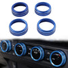 Toyota Tacoma Blue AC Climate Control Knob Trim (2016-2023)