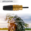 16mm Aluminum Alloy Motorcycle Slider Frame Bolt Nut 1 Set Gold Tone