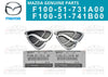 Mazda RX-7 FD3S Efini Badge Black Emblem Front & Rear Set (1992–2002)