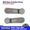 Window Crank Gray Pair Fits Toyota Hilux Vigo SR5 KUN16 KUN26 Pickup 2005-15 D06